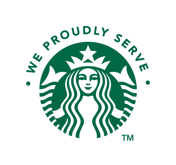 We proudly serve STARBUCKS